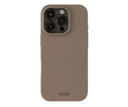 Etui do telefonów Holdit Silicone Case iPhone 16 Pro Mocha Brown 16518